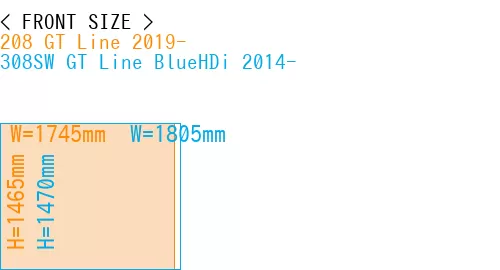 #208 GT Line 2019- + 308SW GT Line BlueHDi 2014-